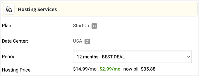 SiteGround 定价计划和付款方式